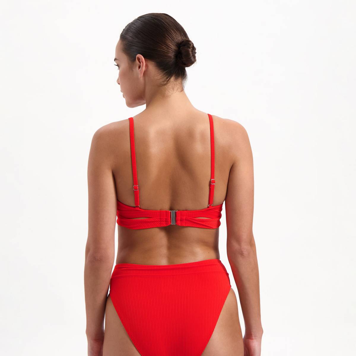 Beachlife Fiery Red Twist Bikinitopp