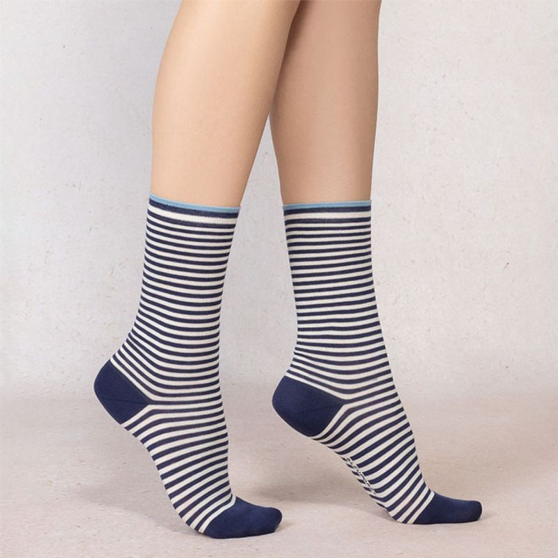 Bleuforet Striped Cotton Socks