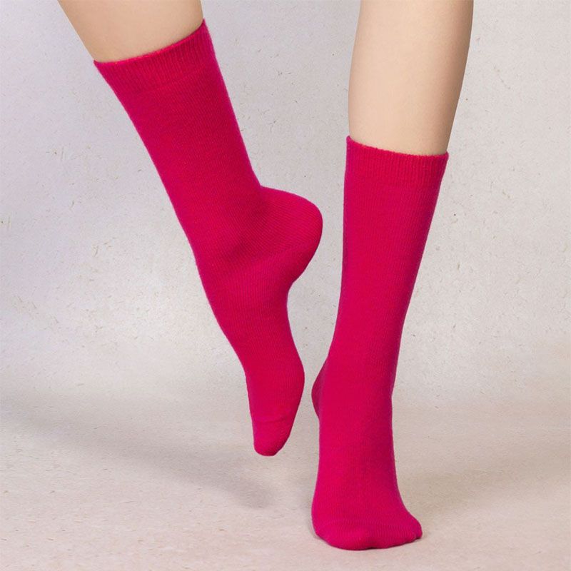 Bleuforet Ull & Cashmere Sokker - fuchsia