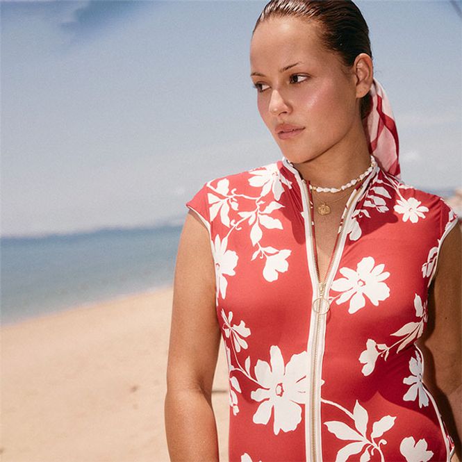 Hovedbilde Seafolly Mayflower Cap Sleeve Zip Front