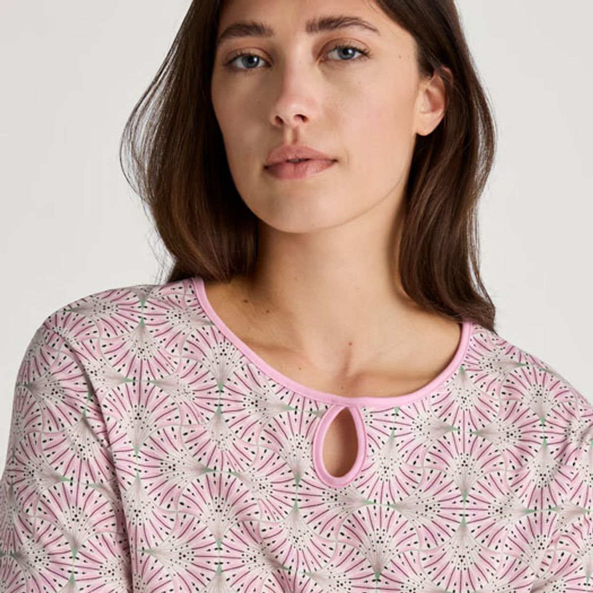 Calida Sweet Dreams Pure Cotton Nattkjole Cherry Blossom