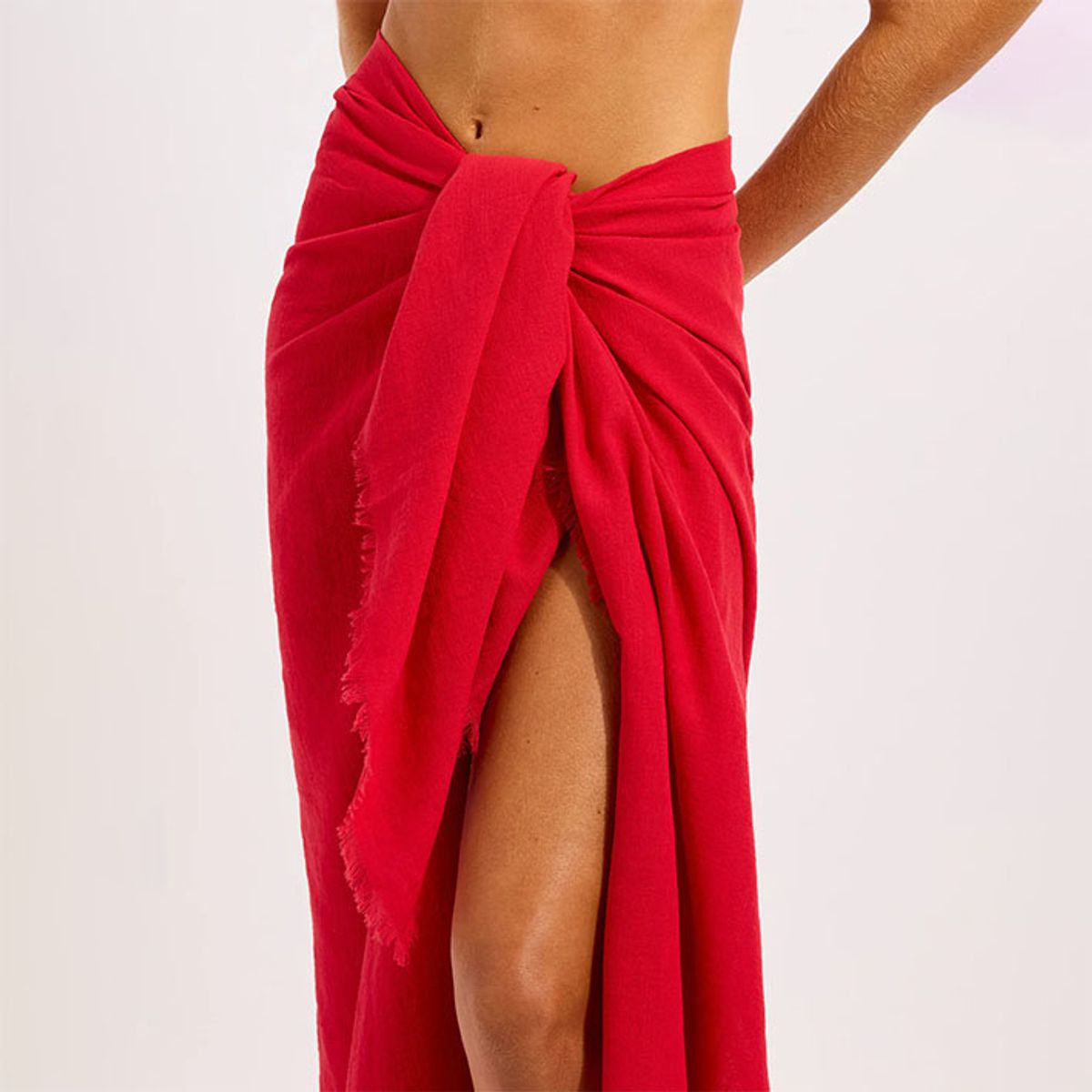 Seafolly Beach Essential Textured Cotton Sarong