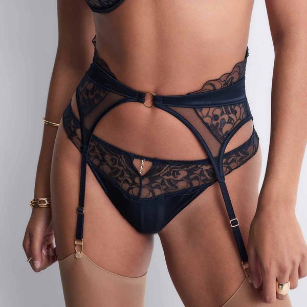 sex with garter belt Amazon.com: Aubade Woman's garter belt lingerie for everyday or special  occasions blue kiss of love U : Clothing, Shoes & Jewelry main image 0