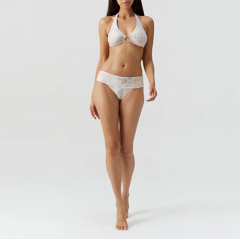 Melissa Odabash Brussels Bikinitopp Lizard